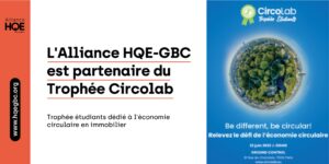L’Alliance HQE-GBC membre du jury du Trophée Etudiants Circolab